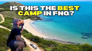 BEST FREE CAMP in Far North QLD  OFFGRID BEACH CAMPING in our CARAVAN [upl. by Eceinart]