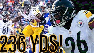 LeVeon Bell PLOWED Through the Bills for 236 YARDS RUSHING 2016 [upl. by Porty385]