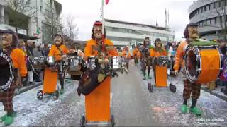 Fasnacht Laufen 2018 Hirzefäger Breitenbach [upl. by Chanda]