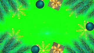 Green screen Christmas background free  Christmas Green screen background  Christmas Green screen [upl. by Nurat301]