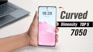 TOP 5 Best Curved 5G Phone Dimensity 7050  affordable Gaming Chip 2024 [upl. by Eelloh]