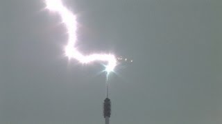 Lightning DIRECT HITS Towers and Antennas Compilation [upl. by Seiter619]