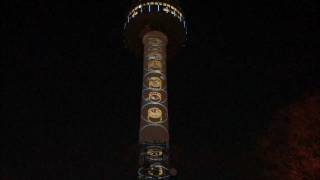 N Seoul Tower amp Light Show [upl. by Ecirtahs728]