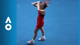 Simona Halep v Angelique Kerber amazing third set SF  Australian Open 2018 [upl. by Solohcin]