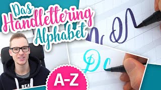 Das Handlettering Alphabet 100 Styles in Echtzeit inkl Detailaufnahmen [upl. by Koslo52]