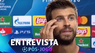 PIQUÉ quotÉ UMA VERGONHA O CLUBE PRECISA DE MUDANÇAS DE TODOS OS TIPOSquot  Bayern 8 x 2 Barcelona [upl. by Remsen]