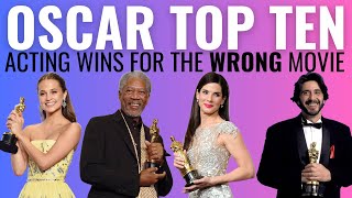 Top 10 Actors Who Won Oscars for the WRONG Movie [upl. by Florenza597]