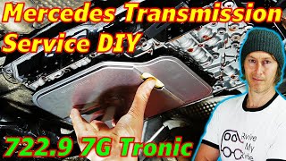 Mercedes Auto Transmission Service  Filter and Fluid Change [upl. by Gayel]