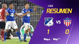 Millonarios vs Junior Resumen y goles  Liga BetPlay Dimayor 20222  Cuadrangulares  Fecha 5 [upl. by Reffinej357]