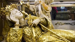 Il solenne pontificale per il Festino di Santa Rosalia [upl. by Neehahs]