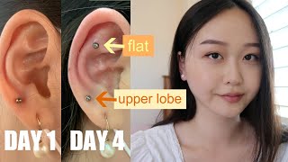 LOBE vs CARTILAGE Piercing Comparison  My Experience [upl. by Swaine]