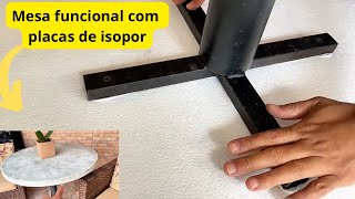 Como Transformar uma Mesa de Isopor em uma Estrutura Durável [upl. by Amjan681]