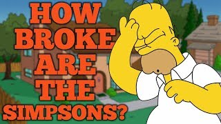 How Broke Are The Simpsons Feat PhantomStrider [upl. by Airetnuhs384]