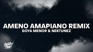 Goya Menor Nektunez – Ameno Amapiano Remix you want to bamba you want to chill with the big boys [upl. by Vanzant]