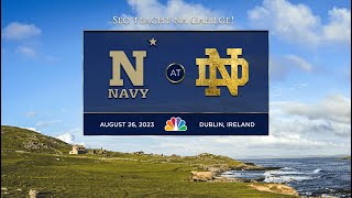 NDFootball  Notre Dame  Navy In Ireland Press Conference 11521 [upl. by Iorgos996]