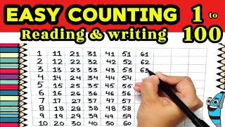 1100 Counting  1 sy 100 tk ginti  123  123 123  123 go  Counting Number  Numbers song 1100 [upl. by Robbins]