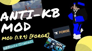 UNDETECTABLE AntiKnockback Mod 189 Forge FREE [upl. by Ennoryt]