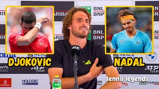 Tsitsipas was asked Did He is No1 favourite to inherit Djokovic amp Nadal His answer is [upl. by Aisyram]