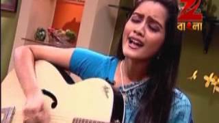 AmikashailZeeBanglaRannagharMusical weekChura Lia hai [upl. by Arimay]