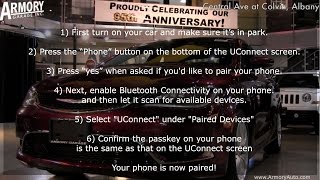 Pairing an Android Phone with the UCONNECT System [upl. by Attenev]