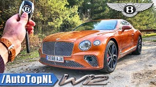 2019 Bentley Continental GT W12 REVIEW POV Test Drive on AUTOBAHN amp ROAD by AutoTopNL [upl. by Remliw]