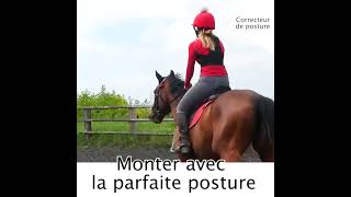 Correcteur de posture dorsale pour léquitation Anti maux de dos à cheval [upl. by Varney]