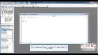 Create A VBA Procedure [upl. by Flam]