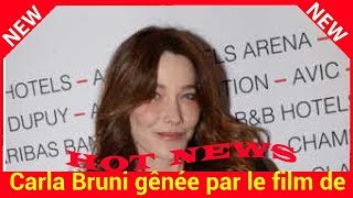 Carla Bruni gênée par le film de sa soeur ne cache pas son malaise [upl. by Aynotal]