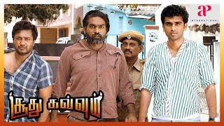 Soodhu Kavvum Car Chase Scene  Yog Japee follows Vijay Sethupathi  Ramesh Thilak  Karunakaran [upl. by Anurb]