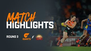 AFLW Highlights R3 v Gold Coast [upl. by Ydnir]