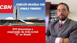 A determinação da suspensão da rede social quotXquot no Brasil [upl. by Akemat450]