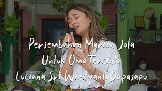 MARION JOLA mempersembahkan lagu terbaik di hari pemakaman oma tercinta  Kupang [upl. by Gwenneth]