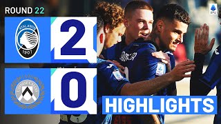 ATALANTAUDINESE 20  HIGHLIGHTS  Scamacca back on the scoresheet  Serie A 202324 [upl. by Ettari661]