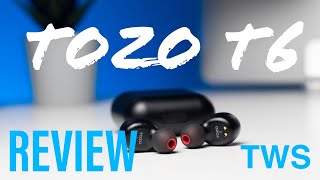 CRAZY VALUE TOZO T6 True Wireless Earbuds Unboxing and Review [upl. by Ruggiero]