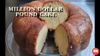 How To Make A Million Dollar Pound CakePound Cake [upl. by Nonohcle]