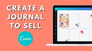 Create a Journal in Canva to Sell on Amazon KDP Templates Included [upl. by Johnna]