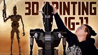 How I 3D Printed a Life Size IG11 from The Mandalorian in only 10 Days [upl. by Anitsua]