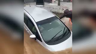 Huge streams of water carry away houses Brazil is hit by record floods in Rio Grande do Sul [upl. by Bred]