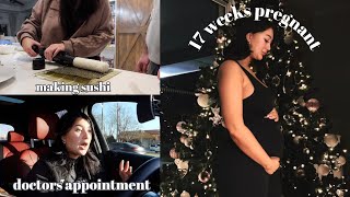 A day in the life near Christmas  17 Weeks Pregnant [upl. by Longawa]