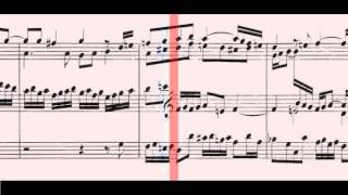 BWV 542  Fantasia amp Fugue in G Minor Scrolling [upl. by Leelaj]