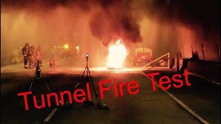 AFFF Foam System Live Fire Test in a Tunnel [upl. by Roydd]