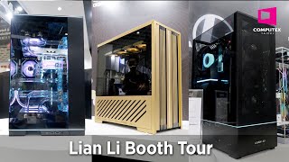 Computex 2023 Lian Li Booth Tour  New Case 011 Dynamic EVO RGB amp XL SUP 01 Concept 011 Vision [upl. by Alleusnoc]