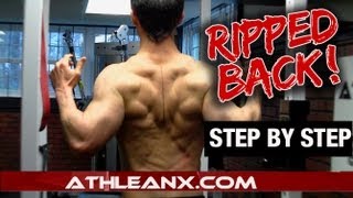 RIPPED Back Workout  InDepth Tips STEP BY STEP [upl. by Vanny]