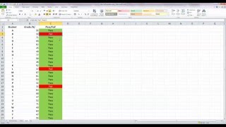 How To Use Basic Conditional Formatting with an IF Statement in Excel 2010 [upl. by Kenyon]