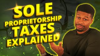 Sole Proprietorship Taxes Explained  Sherman the CPA [upl. by Terrej]