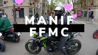 Bagarre drague réactions 😍 …Manif moto FFMC je croise bikegirlparis [upl. by Nerland]