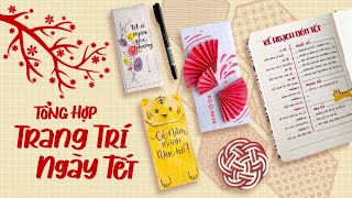 Tổng Hợp Làm Bao Lì xì Trang Trí Sổ Tết  Happy Hidari [upl. by Dias]