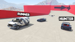 IMPOSSIBLE Runner vs Hunter Challenge in GTA 5 [upl. by Zat]