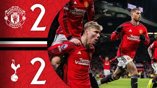 Man Utd 22 Tottenham  Highlights [upl. by Esnohpla]