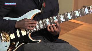 Ibanez TAM100 Tosin Abasi Signature 8string Guitar Demo  Sweetwater Sound [upl. by Aital182]